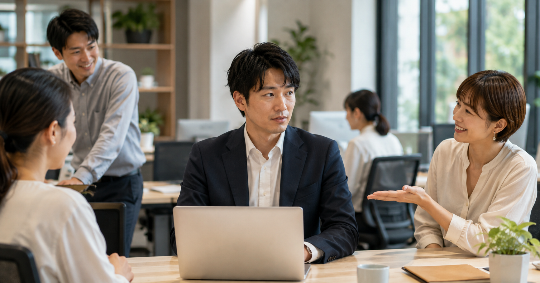 「ここでどう振る舞えばいいのだろう」と心の中でつぶやいて[…]