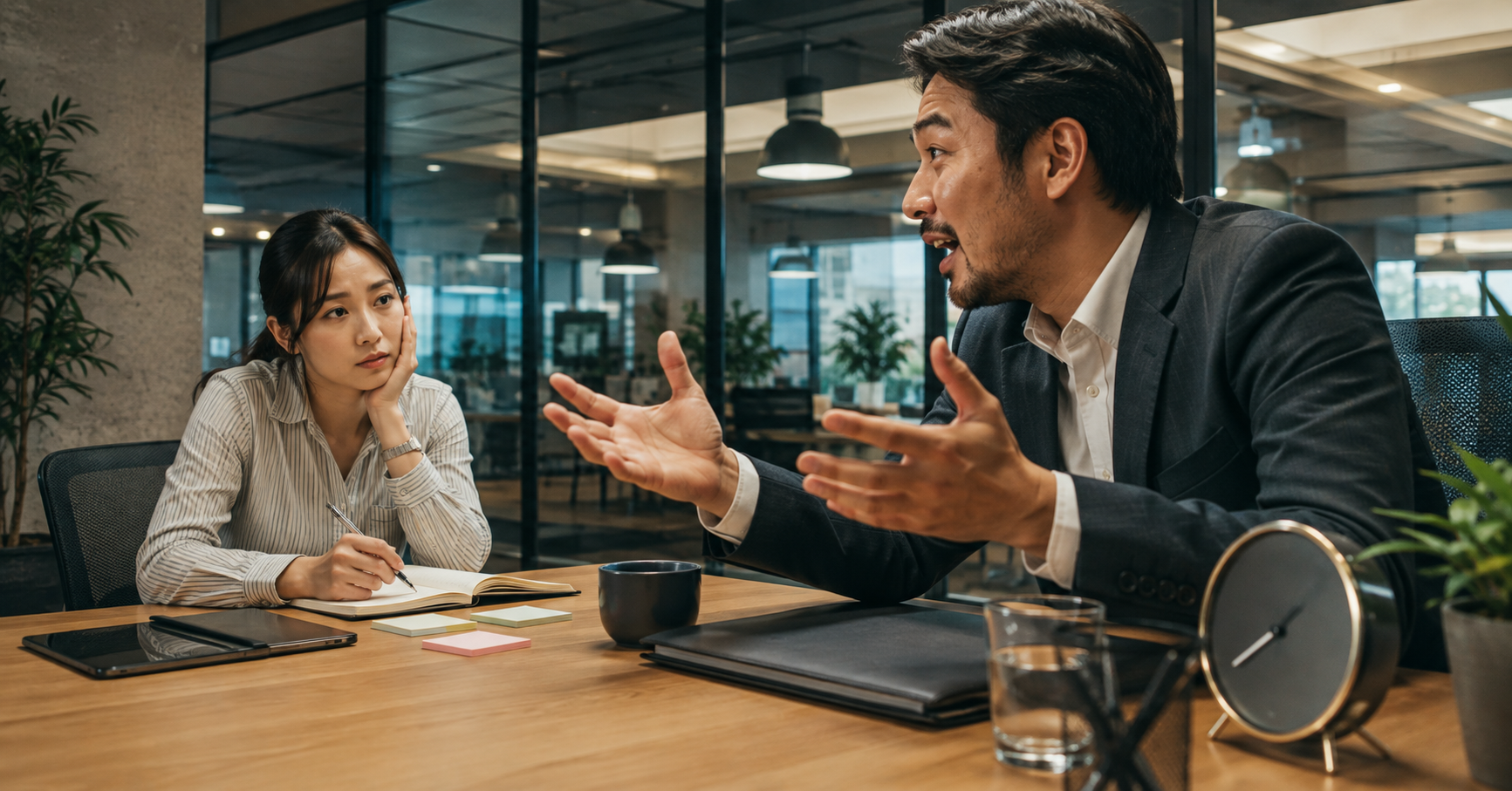 「今日こそ話そう」と思った1on1が、また上司の武勇伝で終わった